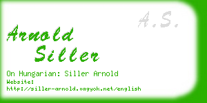 arnold siller business card